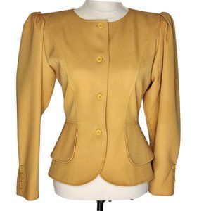 Ungaro Vintage 80's Golden Yellow Blazer